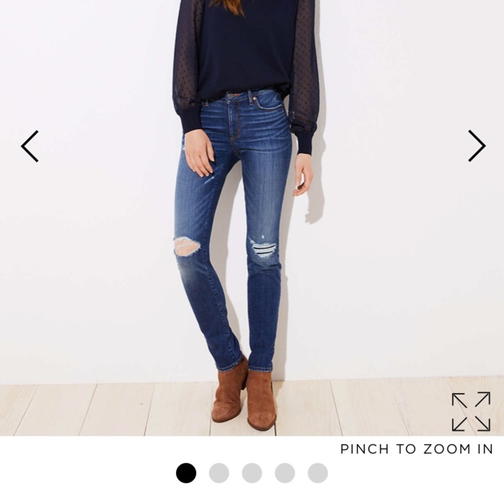 Loft Curvy Skinny Jeans